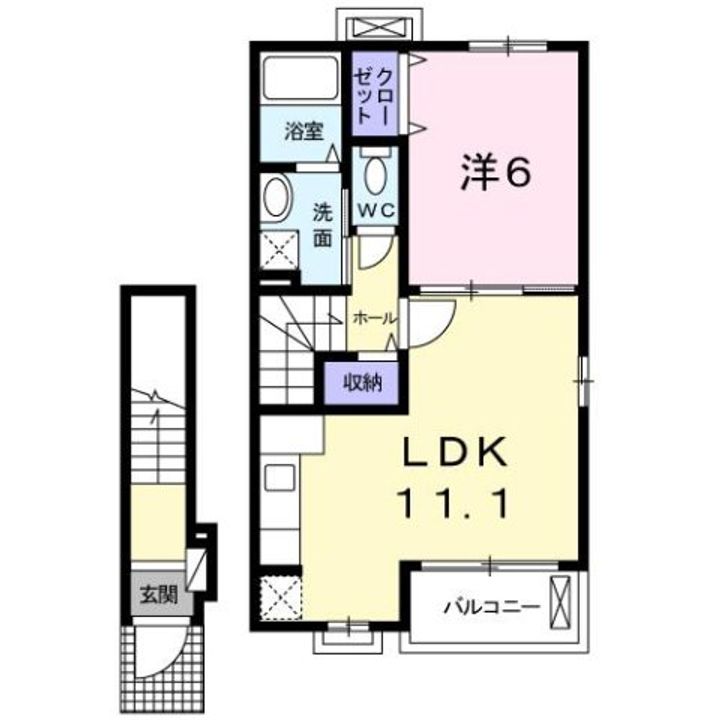 アーバン松浪Ⅰの間取り