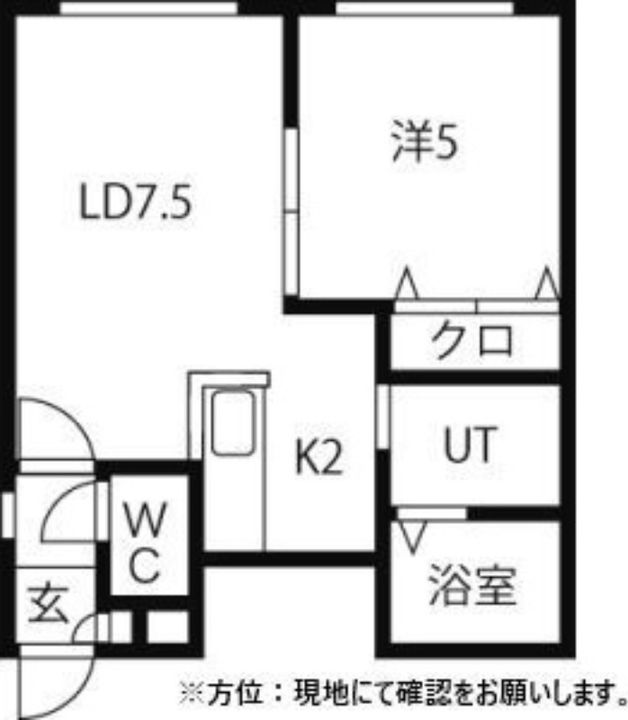 Vert(ベール)【厚別区】205の間取り