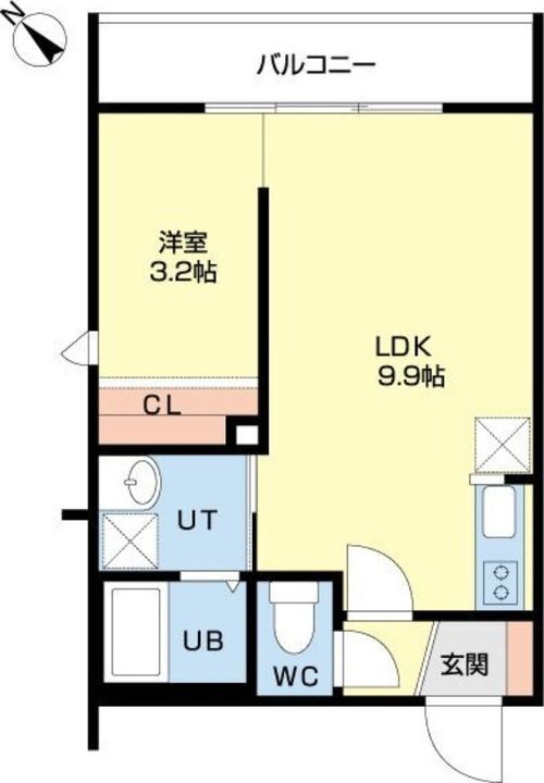 オリエントコート学園前の間取り
