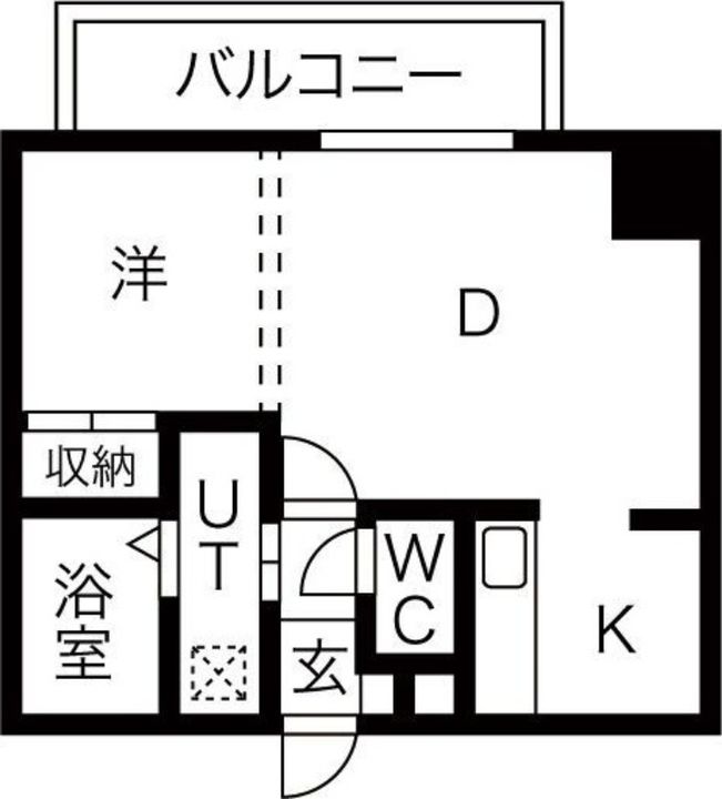 パルティーレ平岸の間取り