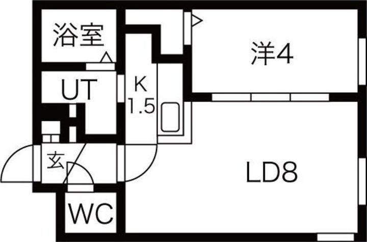 ラフィーネ中の島の間取り