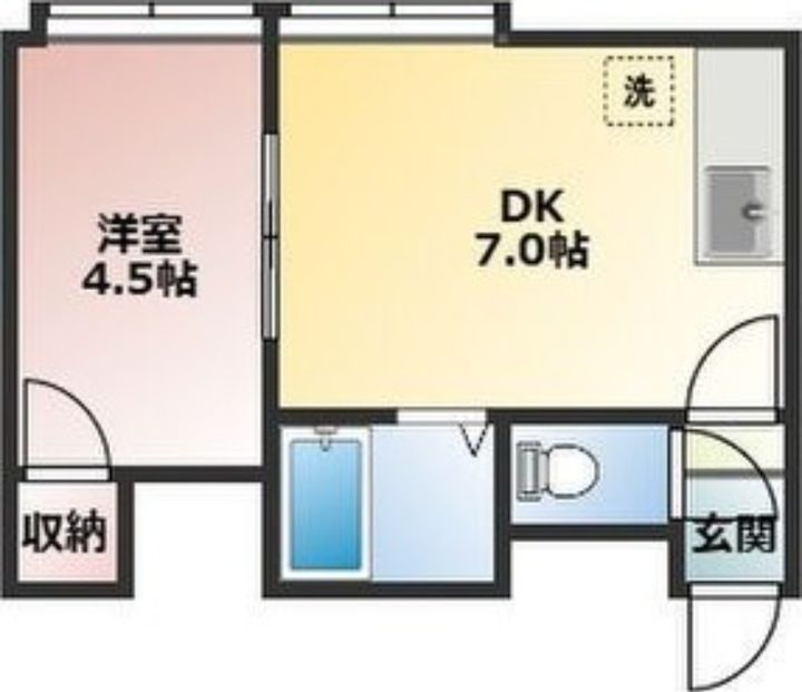 JPコート南平岸Aの間取り