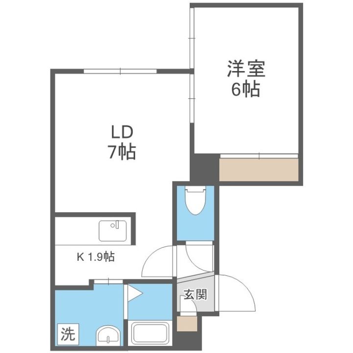 カムイH38の間取り
