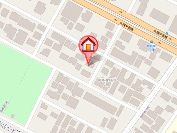SASA南郷(ササ) 仮)南郷通9丁目南MSの地図