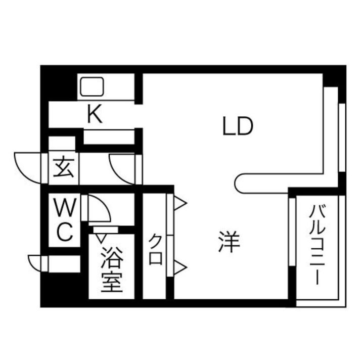 ルーデンスプレイス東札幌の間取り