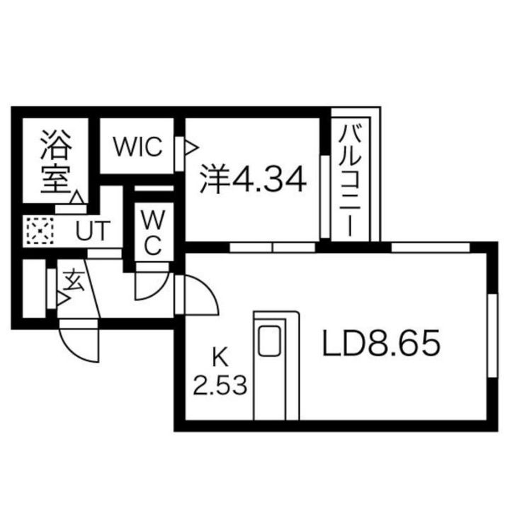 カレラ平岸の間取り