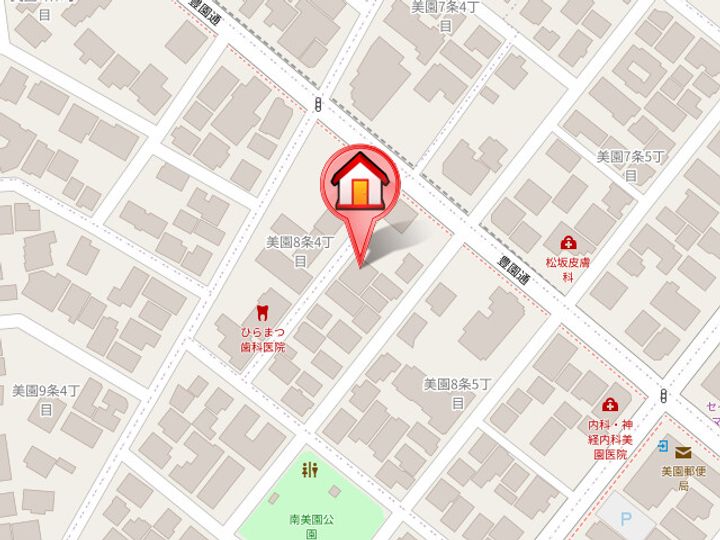 EMINENCE 美園85の地図