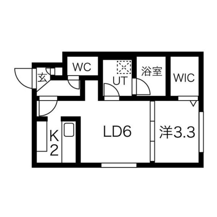 Bloom f coast302の間取り