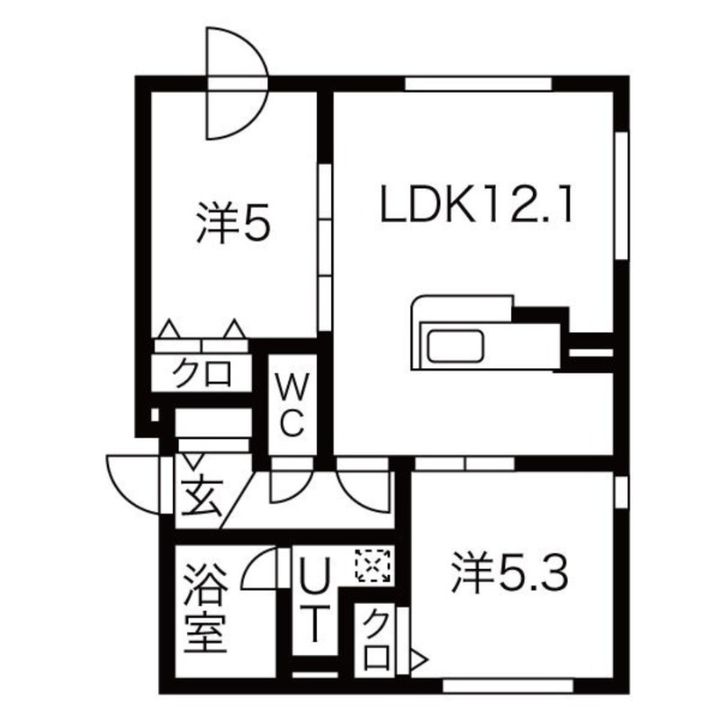 レーベルシャトーS11の間取り