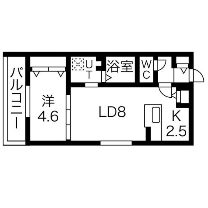 ブランシャール福住の間取り