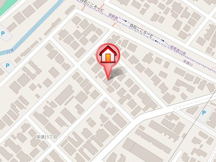 メゾンモールの地図