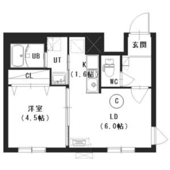 サクラブール栄通の間取り