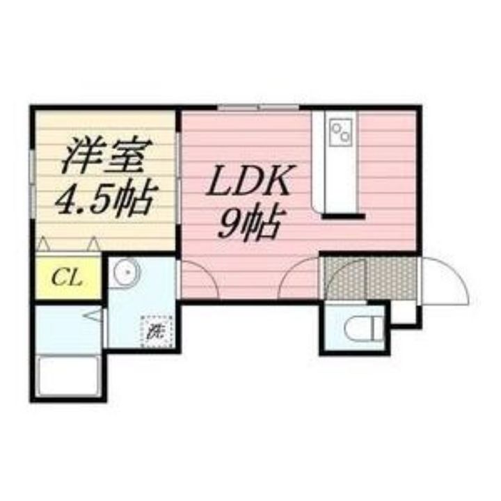 アーバンライフ菊水205の間取り