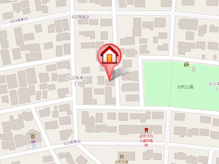 ラヴェール元町201の地図