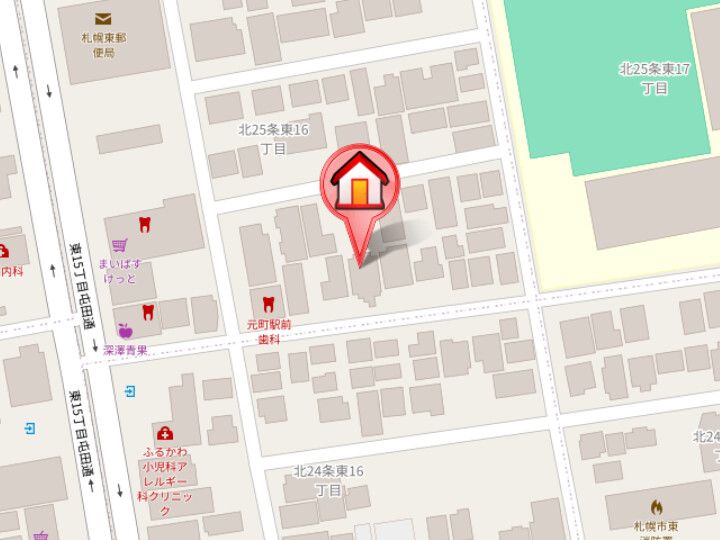 ル・ファール元町グランデの地図