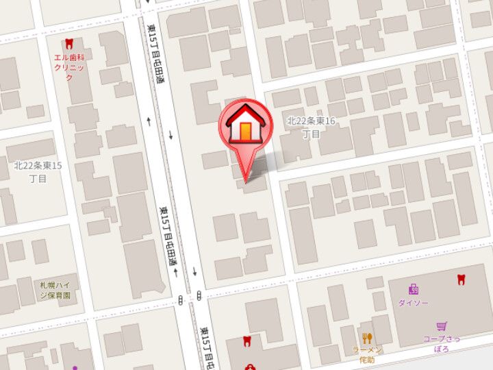 ビジュ元町の地図
