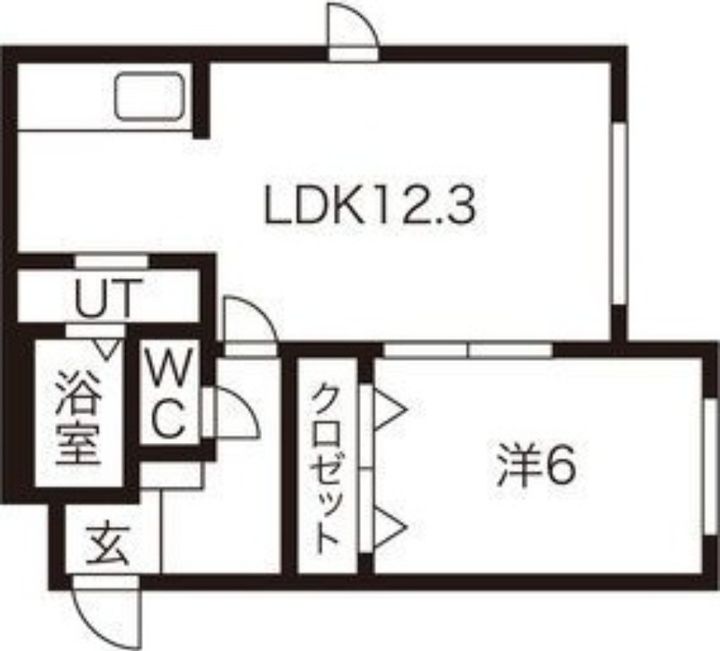 クローバー西麻生の間取り