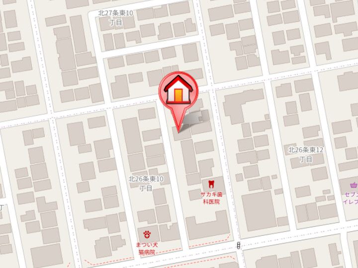 ライフステージ北26202の地図