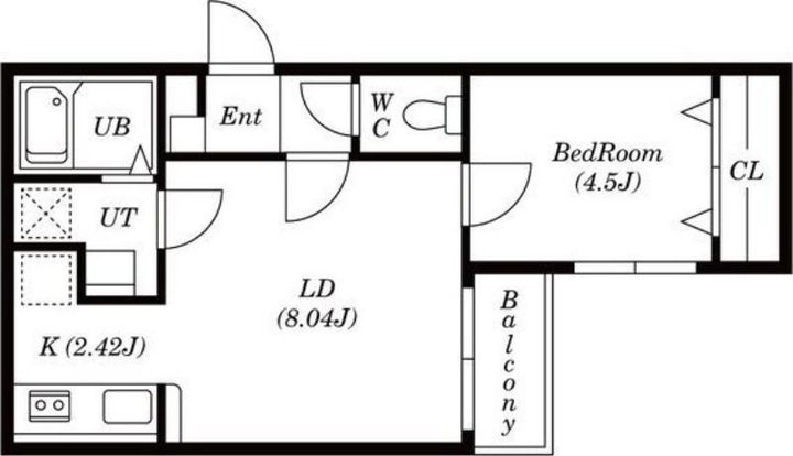 smart room 麻生の間取り