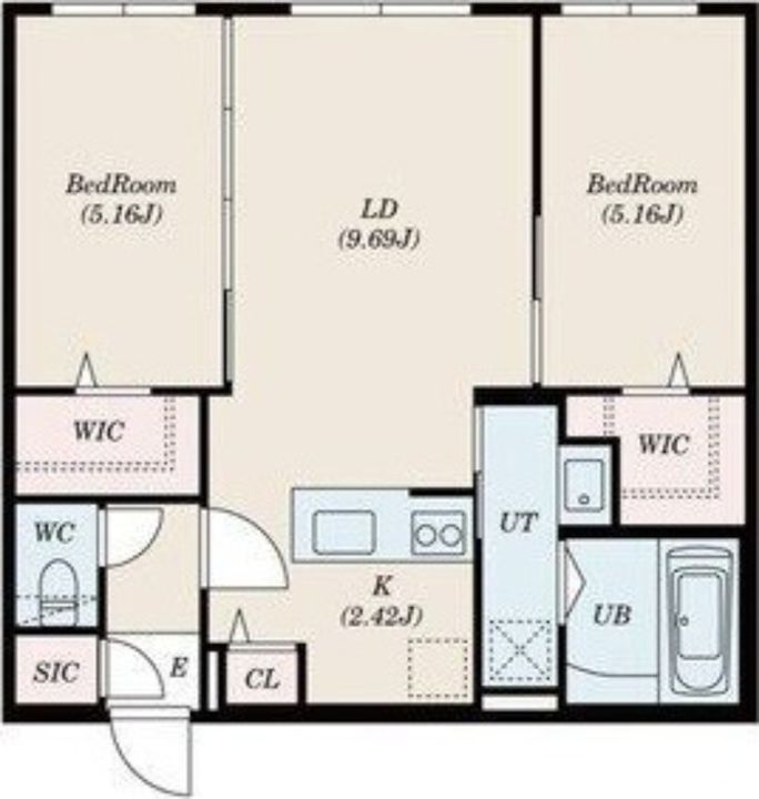 Diore Residence Sapporoの間取り