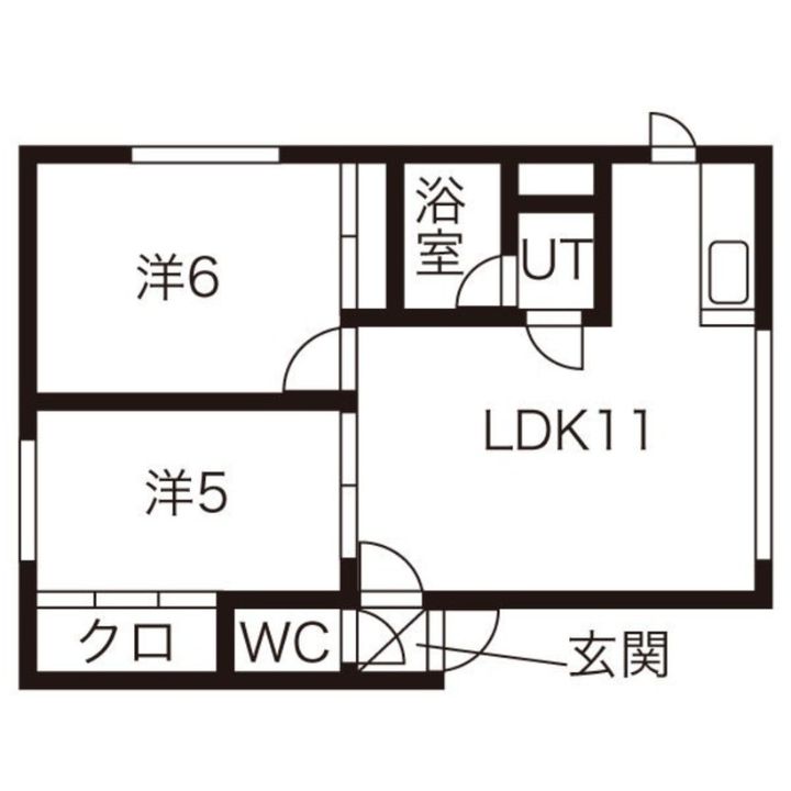 アドゥスィール II301の間取り
