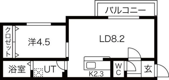 マピエス元町401の間取り