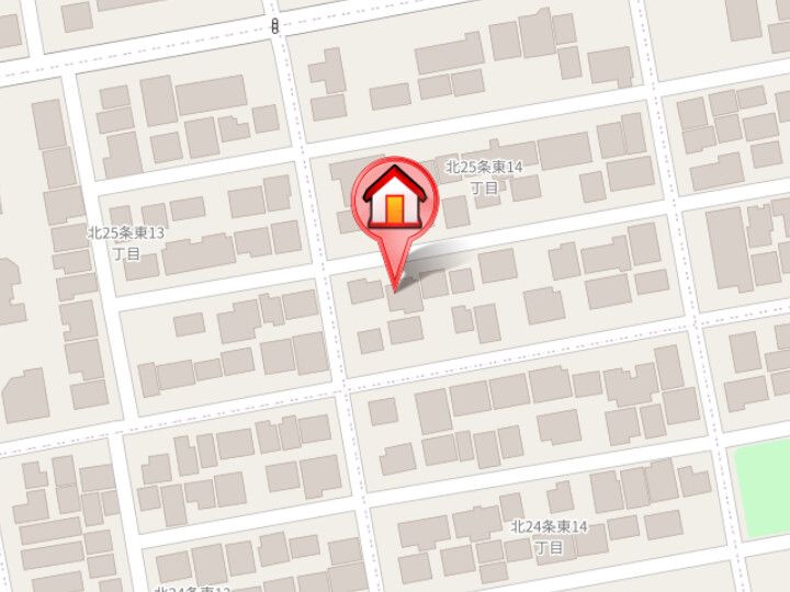マピエス元町401の地図