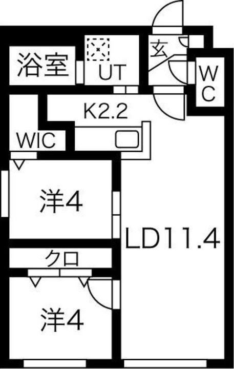 シティレジデンス北30条の間取り