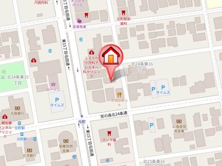 GARE元町の地図