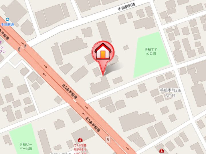 レジデンス苗穂本町の地図