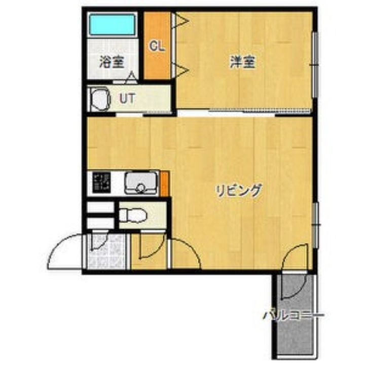 ヴィエルジュ北8条の間取り