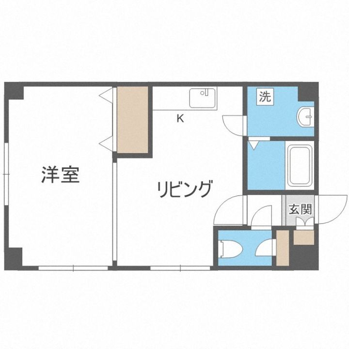 パレスOZ303の間取り