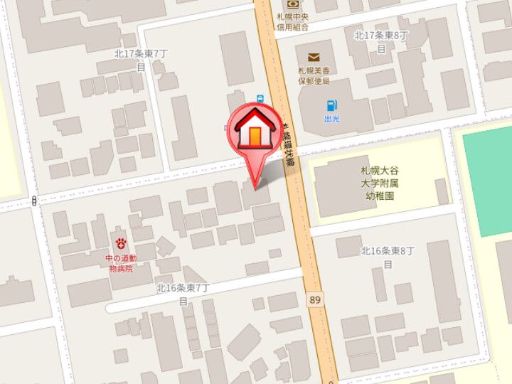リエタメンテN16の地図