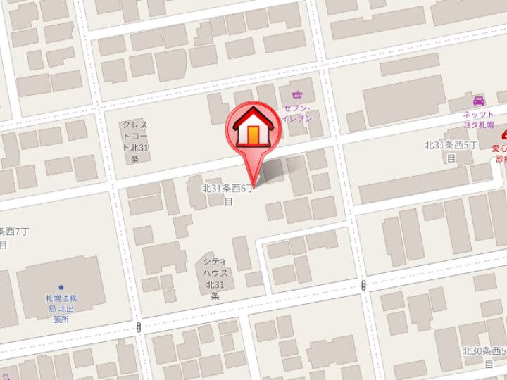 ASTAGE N31(アステージエヌ31)の地図