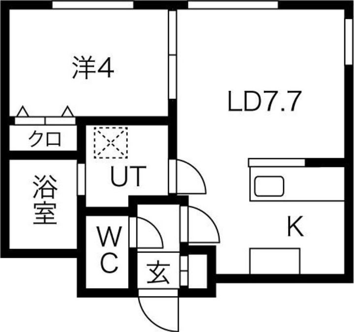 GRANDE 札幌 北大前305の間取り
