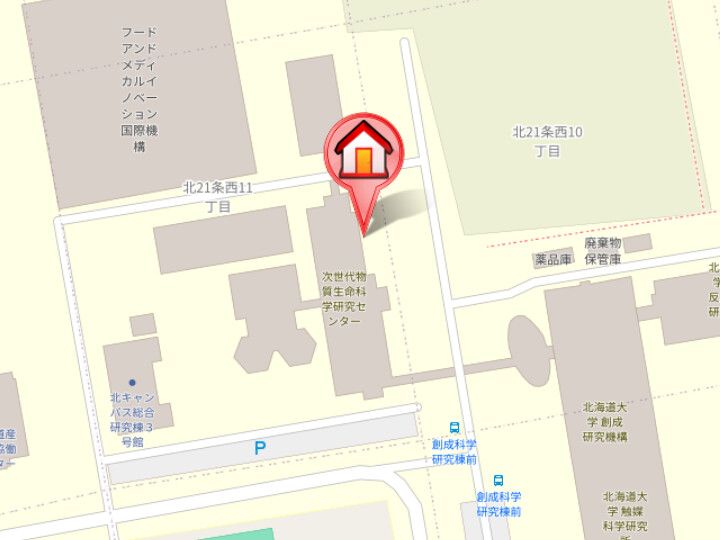 GRANDE 札幌 北大前305の地図