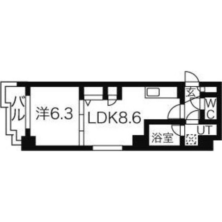 アベニール21の間取り
