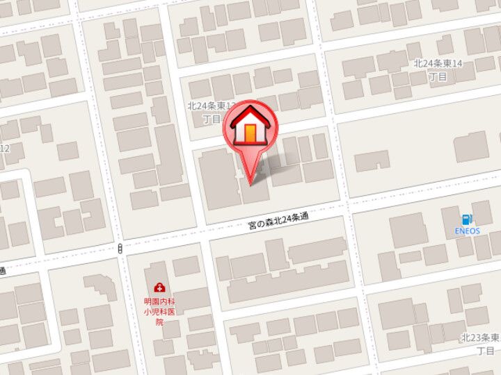 コローレ元町の地図