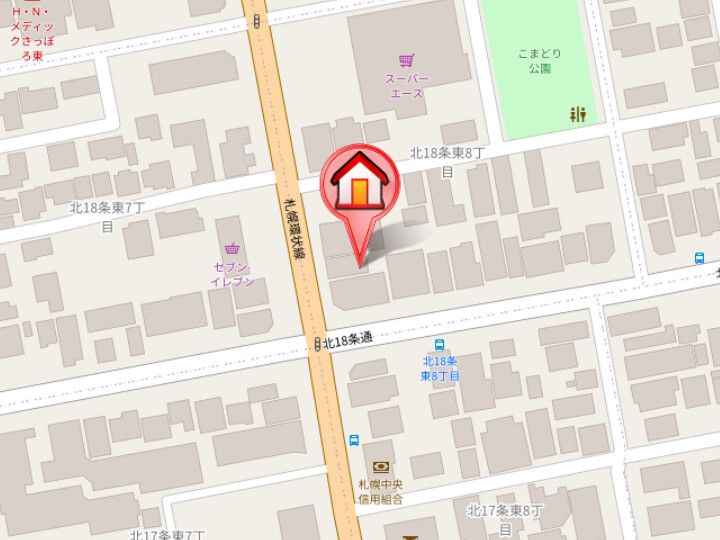 アクア18の地図