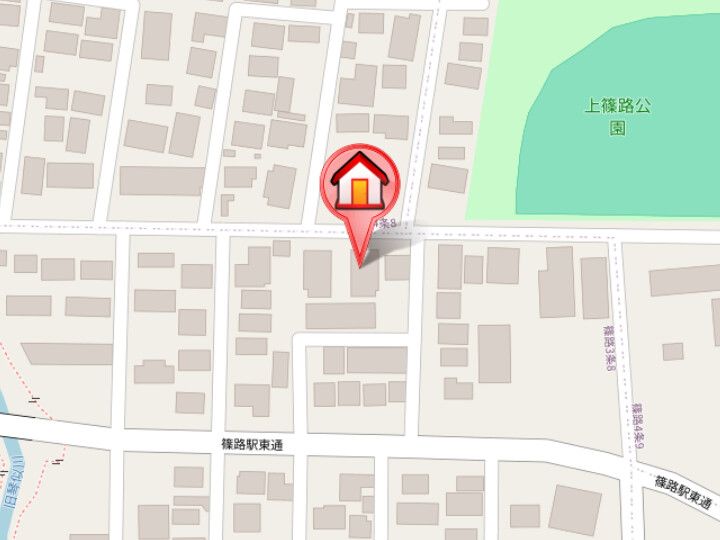 ライフステージ篠路の地図