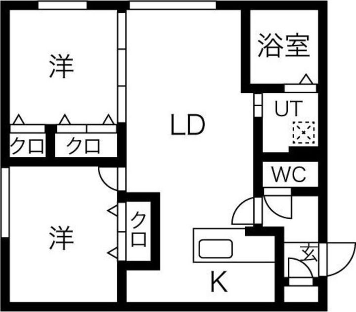 ラピスブラオN27の間取り