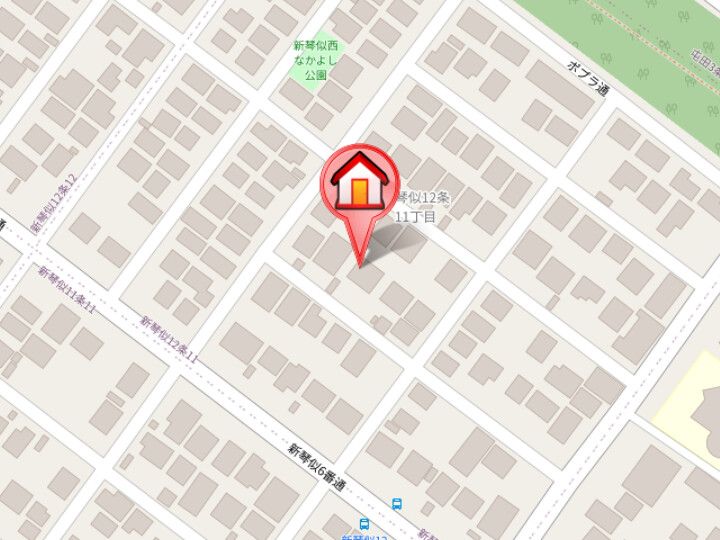 エルドラード新琴似201の地図