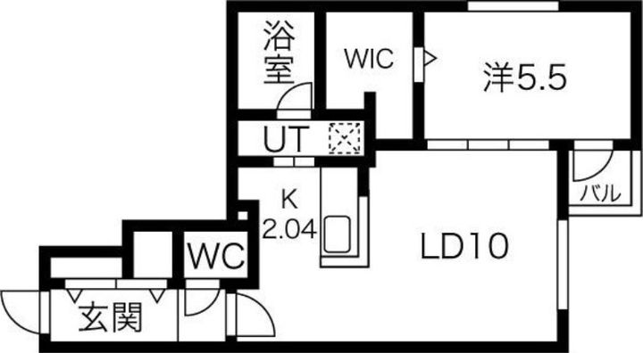 HGSノース23 の間取り