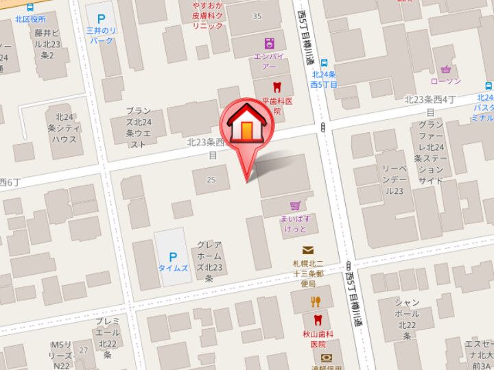 HGSノース23 の地図