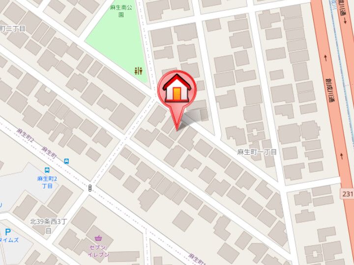 ARS Azabu two101の地図