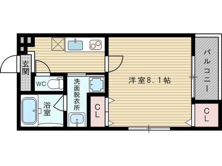 フジパレス豊里2番館の間取り