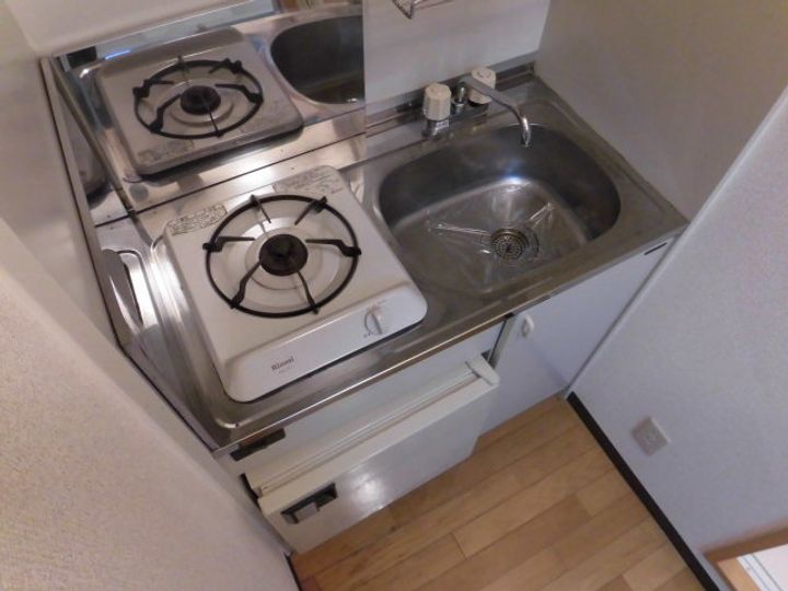 大阪府大阪市東淀川区上新庄3丁目(マンション)の賃貸物件のキッチン