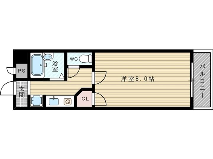 サンコーポウエノの間取り