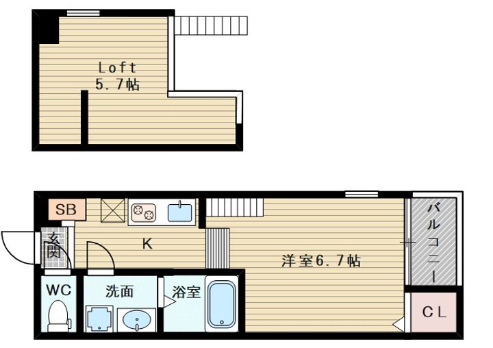 Belle Vieの間取り