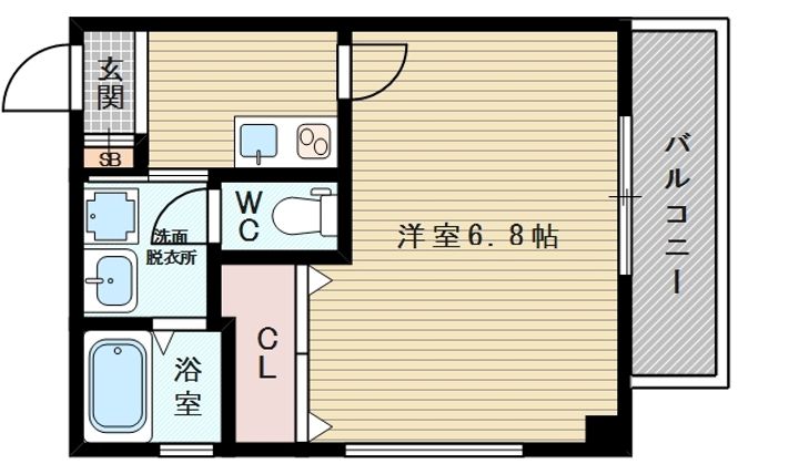 IF柴島の間取り